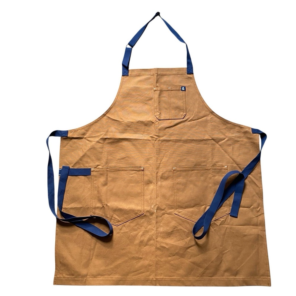 Hedley & Bennett Essential Brown Apron Cotton Made USA